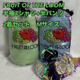 フルーツオブザルーム(FRUIT OF THE LOOM)のFL2【まとめ売り】レディースルームウェア半袖半パン　2セット　Mサイズ【新品】(ルームウェア)