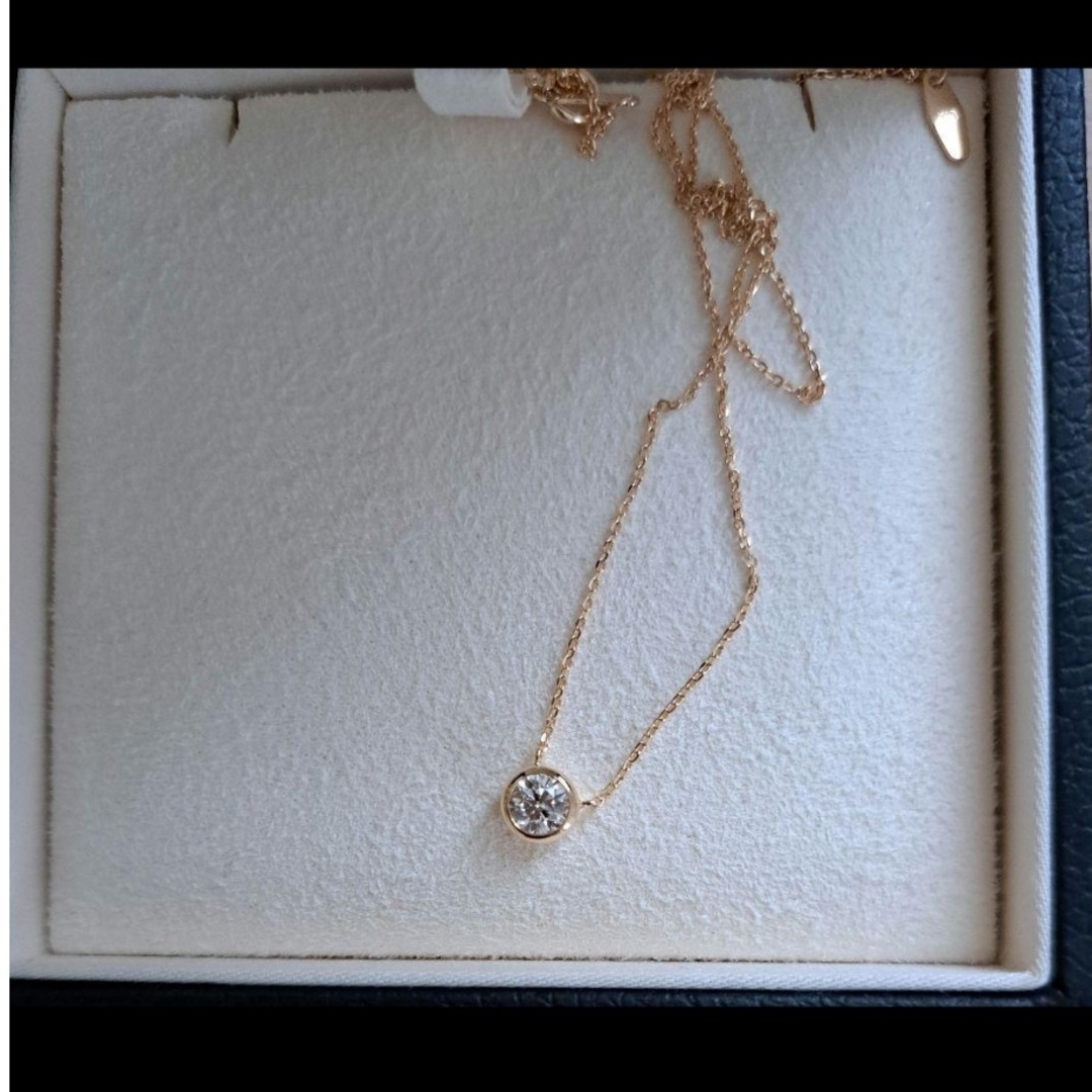 K18YG 　0.3カラット　ダイヤモンドネックレス レディースのアクセサリー(ネックレス)の商品写真