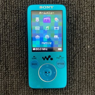 ウォークマン(WALKMAN)のSONY WALKMAN NW-S636F ソニーウォークマン 4GB ブルー(ポータブルプレーヤー)