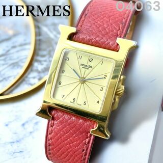 エルメス(Hermes)の正規品 エルメス/HERMES Hウォッチ スクエア QZ レディース腕時計(腕時計)