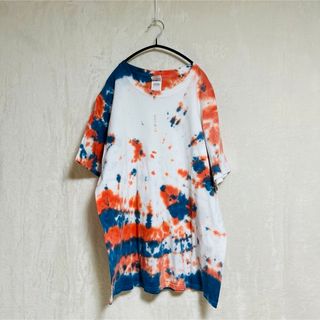 ギルタン(GILDAN)の【美品】GILDAN ギルダン 染め Tシャツ 半袖 タイダイ(Tシャツ/カットソー(半袖/袖なし))