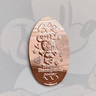 ディズニー(Disney)のディズニーランド限定 2015 スイーツ ミニーマウス スーベニアメダル(キャラクターグッズ)