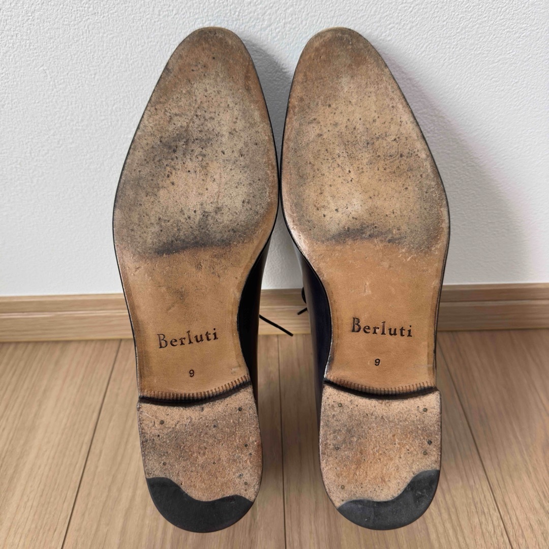 Berluti(ベルルッティ)の55万円 ベルルッティ ラピエセルプリゼ スクリットレザーパッチワークシューズ メンズの靴/シューズ(ドレス/ビジネス)の商品写真