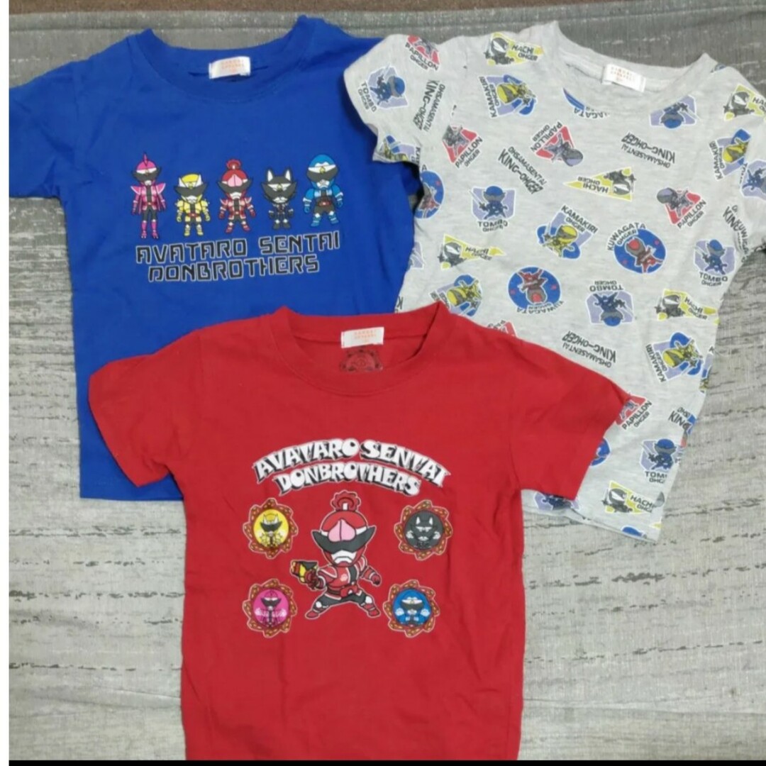 ドンブラザーズのTシャツ120 ３枚セット キッズ/ベビー/マタニティのキッズ服男の子用(90cm~)(Tシャツ/カットソー)の商品写真