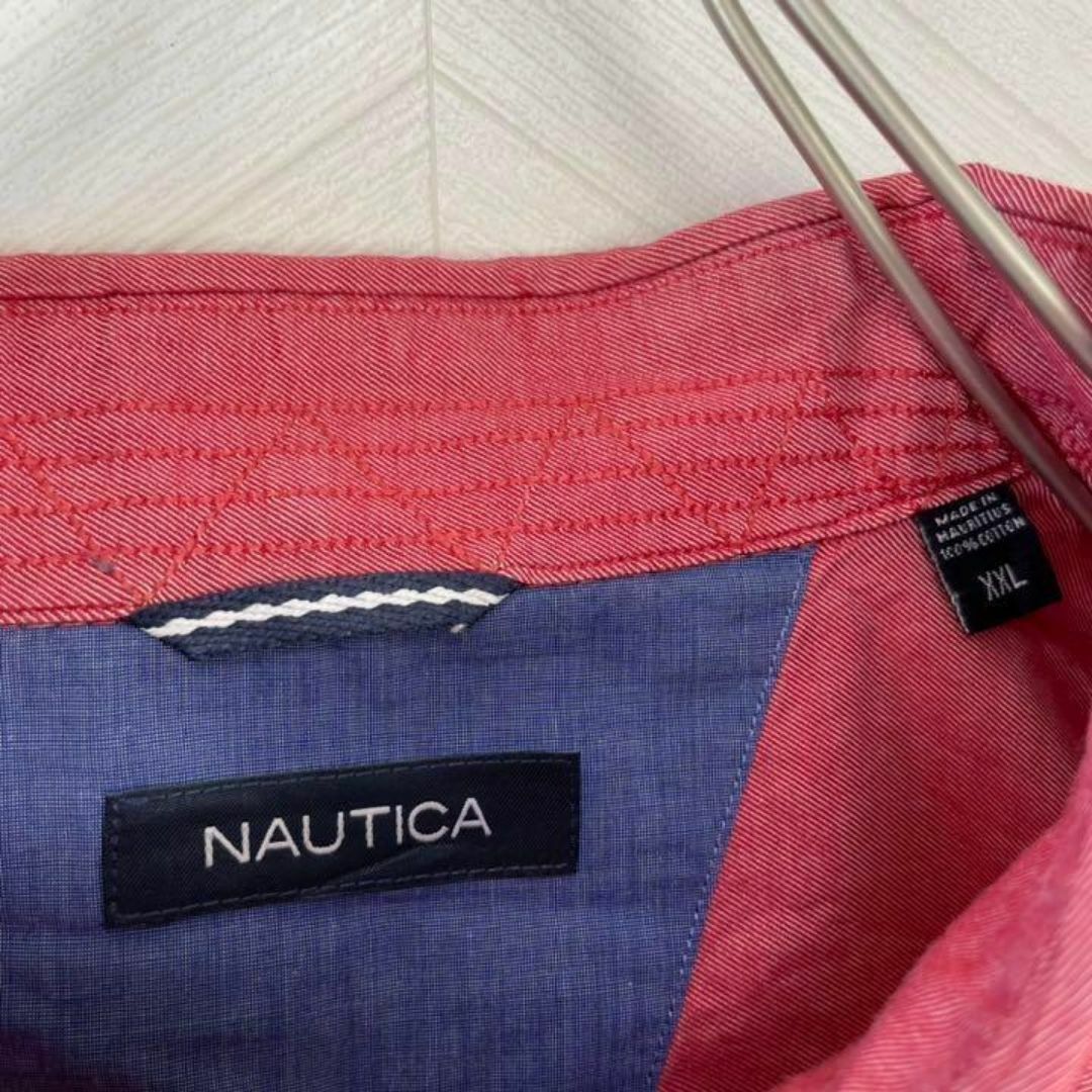 NAUTICA(ノーティカ)のノーティカ ボタンダウン シャツ 長袖 極太アーム オーバーサイズ USA古着 メンズのトップス(シャツ)の商品写真