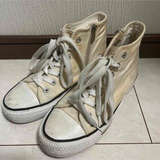 コンバース(CONVERSE)のconverse コンバース ベージュスニーカー 靴(スニーカー)