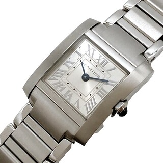 カルティエ(Cartier)の　カルティエ Cartier タンクフランセーズ SM WSTA0065 シルバー SS クオーツ レディース 腕時計(腕時計)