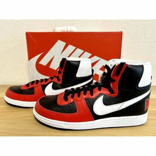 ナイキ(NIKE)のNIKE ターミネーター HIGH 27.5㎝ 新品 ブラック/レッド(スニーカー)