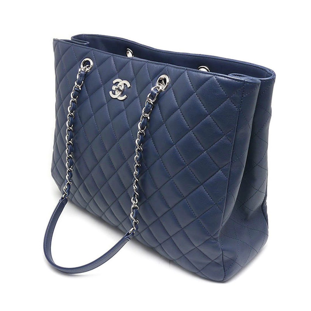 CHANEL◇マトラッセチェーントートバッグ/レザー/ネイビー - その他 CHANEL◇マトラッセチェーントートバッグ/レザー/ネイビー - その他