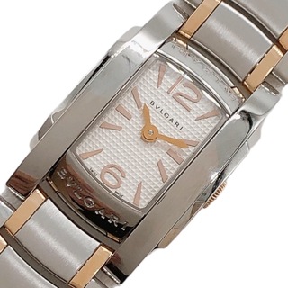 ブルガリ(BVLGARI)の　ブルガリ BVLGARI アショーマ AA26S ホワイト K18PG×SS レディース 腕時計(腕時計)