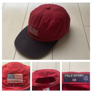 ポロラルフローレン(POLO RALPH LAUREN)の90s POLO SPORT ポロスポーツ ラルフ 帽子 CAP キャップ (キャップ)