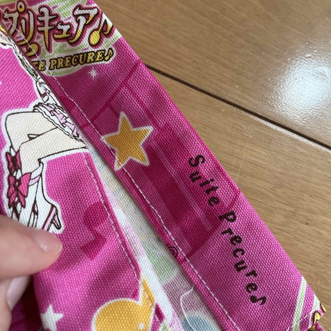 ハンドメイド　スイートプリキュア　巾着 ハンドメイドのキッズ/ベビー(ファッション雑貨)の商品写真