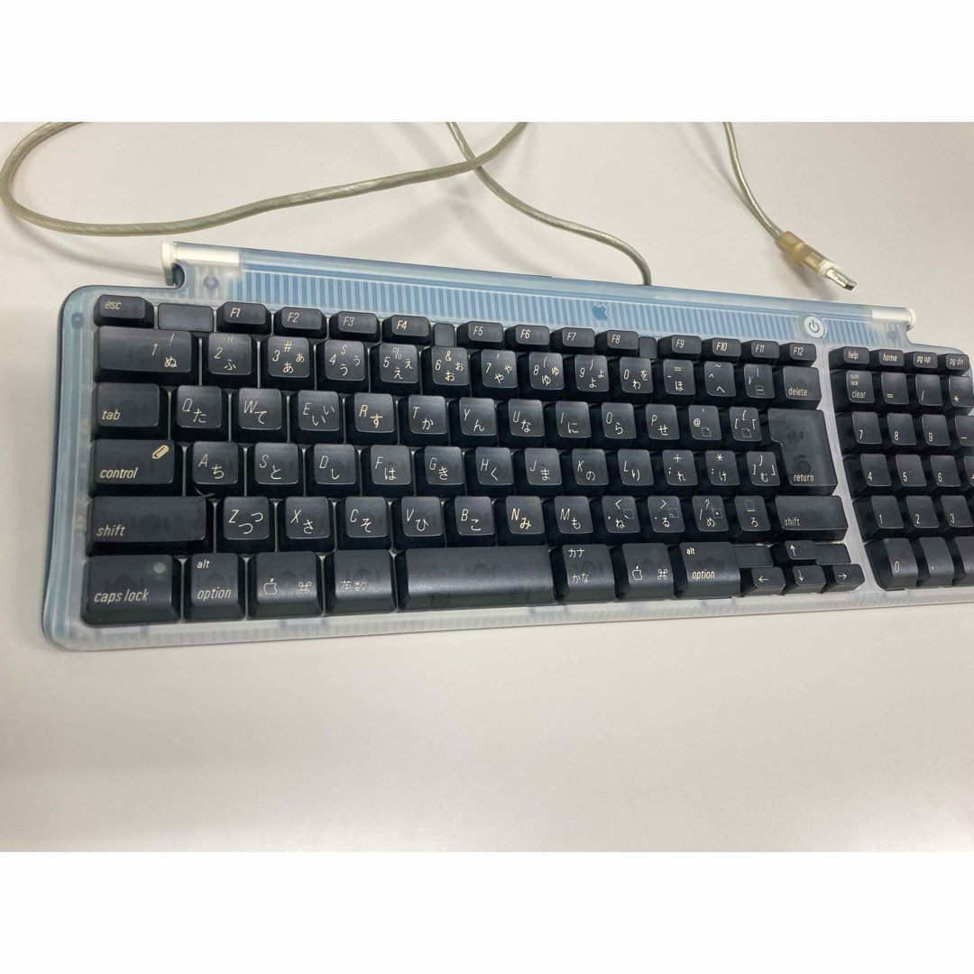 Apple - 初代iMac付属(ボンダイブルー)キーボード&マウスの通販 Apple - 初代iMac付属(ボンダイブルー)キーボード&マウスの通販