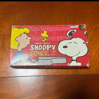 スヌーピー(SNOOPY)のスヌーピーコンサート⭐︎スーパーファミコン　箱付き(家庭用ゲームソフト)