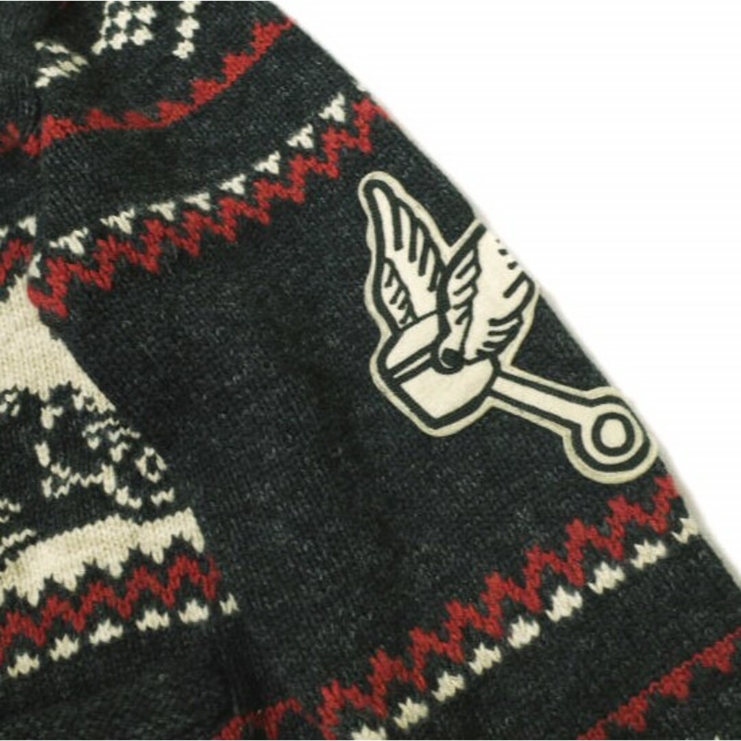 RRL - RRL ダブルアールエル Car Motif Cotton Wool Zip RRL - RRL ダブルアールエル Car Motif Cotton Wool Zip