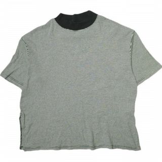 BEAMS BOY ビームスボーイ 22SS リブビッグモックネックショートスリーブTシャツ 13-04-0996-138 Free ブラック トップス【中古】【BEAMS BOY】