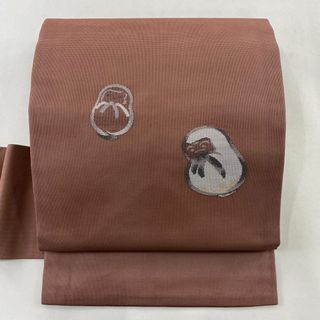 名古屋帯 美品 秀品 正絹 【中古】(帯)