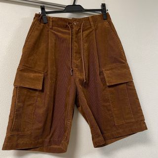 ビームス(BEAMS)のbeams Heart ビームスハート　コーディロイパンツ　ハーフパンツ　茶　S(ショートパンツ)