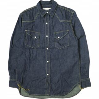 レミレリーフ(REMI RELIEF)のREMI RELIEF レミレリーフ 日本製 Denim Western shirt BEAMSイベントカスタムモデル デニムウエスタンシャツ S Indigo 長袖 トップス【中古】【REMI RELIEF】(シャツ)