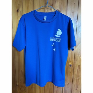 ティシャツ◆ポリエステル◆雷鳥荘◆ブルー(Tシャツ/カットソー(半袖/袖なし))