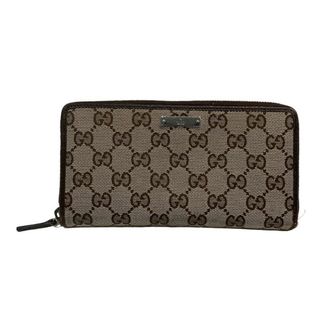 グッチ(Gucci)のグッチ（GUCCI）長財布 112724・3731　GGキャンバス長財布 【中古】KB-8329(財布)