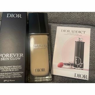 ディオール(Dior)のディオールスキン フォーエヴァーフルイドグロウ  ディオールアディクト　リップ(ファンデーション)