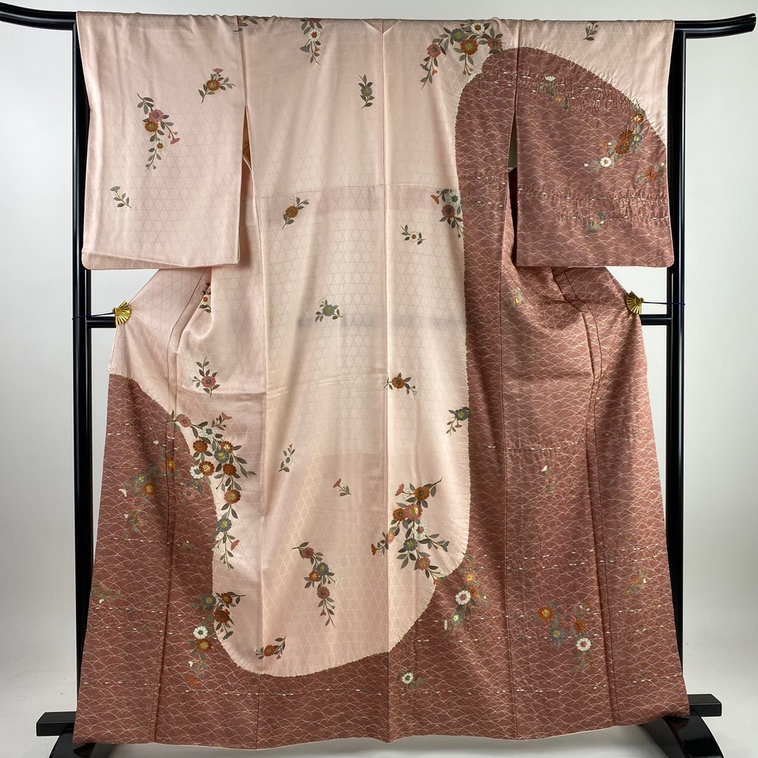 訪問着 身丈164cm 裄丈65cm 正絹 美品 秀品 【中古】 レディースの水着/浴衣(着物)の商品写真