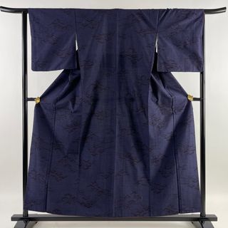 紬 身丈157cm 裄丈64.5cm 正絹 美品 秀品 【中古】(着物)