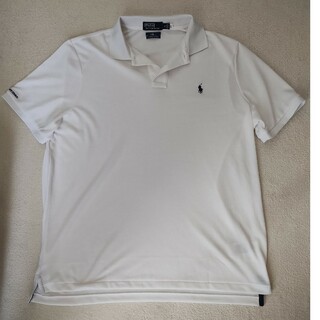 ロンハーマン(Ron Herman)のロンハーマン　ラルフローレン　コラボ　ポロシャツ　白　2023  美品　XL(ポロシャツ)