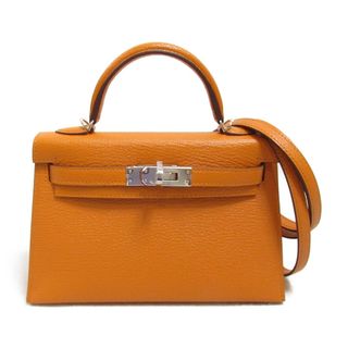 エルメス(Hermes)の★ポイント7倍イベント開催中★ エルメス ミニケリー2ヴェルソ オレンジ/ザンギーヌ ハンドバッグ ハンドバッグ(ハンドバッグ)