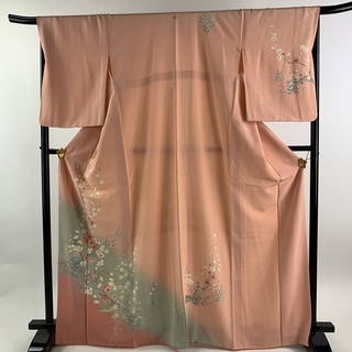 訪問着 身丈167.5cm 裄丈68cm 正絹 秀品 【中古】(着物)