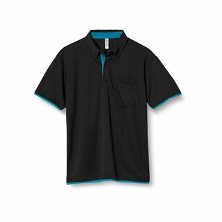 [グリマー] 半袖 4.4オンス ドライ レイヤード ボタンダウン ポロシャツ (その他)