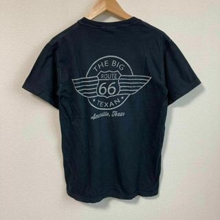 COMFORT COLORS Tシャツ プリント　ROUTE64 ブラック　黒(Tシャツ/カットソー(半袖/袖なし))