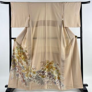 色留袖 身丈166cm 裄丈62.5cm 正絹 逸品 【中古】(着物)