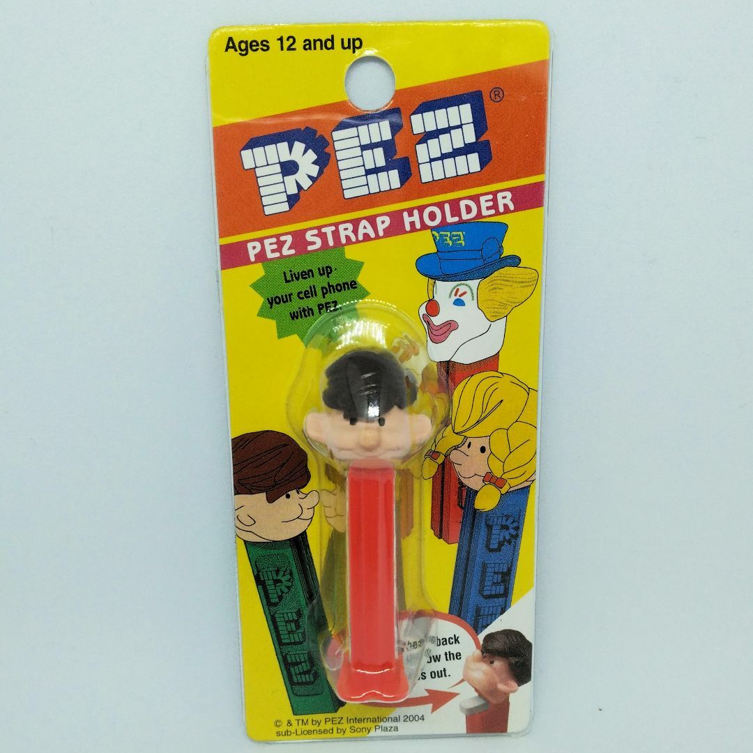 PEZ　STRAP HOLDER　BOY　ペッツ　ストラップ ホルダー　ボーイ エンタメ/ホビーのおもちゃ/ぬいぐるみ(キャラクターグッズ)の商品写真