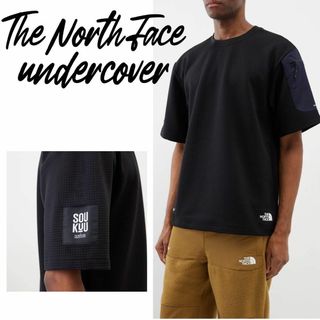 ザノースフェイス(THE NORTH FACE)のノースフェイス アンダーカバー DotKnit Tシャツ ブラック Lサイズ(Tシャツ/カットソー(半袖/袖なし))