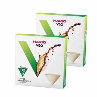 HARIO (ハリオ) V60用ペーパーフィルターみさらし 02ブラウン 1~4(容器)