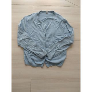 ユニクロ(UNIQLO)のユニクロ　子供服長袖カーディガン　130cm　美品(カーディガン)