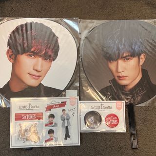 ストーンズ(SixTONES)のSixTONES  ジェシー　うちわ、缶バッジ、シール(アイドルグッズ)