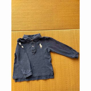 ラルフローレン(Ralph Lauren)のラルフローレン　長袖ポロシャツ　濃い水色　90(Tシャツ/カットソー)