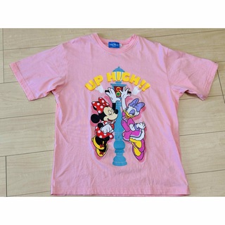 ディズニー(Disney)のディズニーTシャツ　Lサイズ　ミニー&デイジー(Tシャツ(半袖/袖なし))