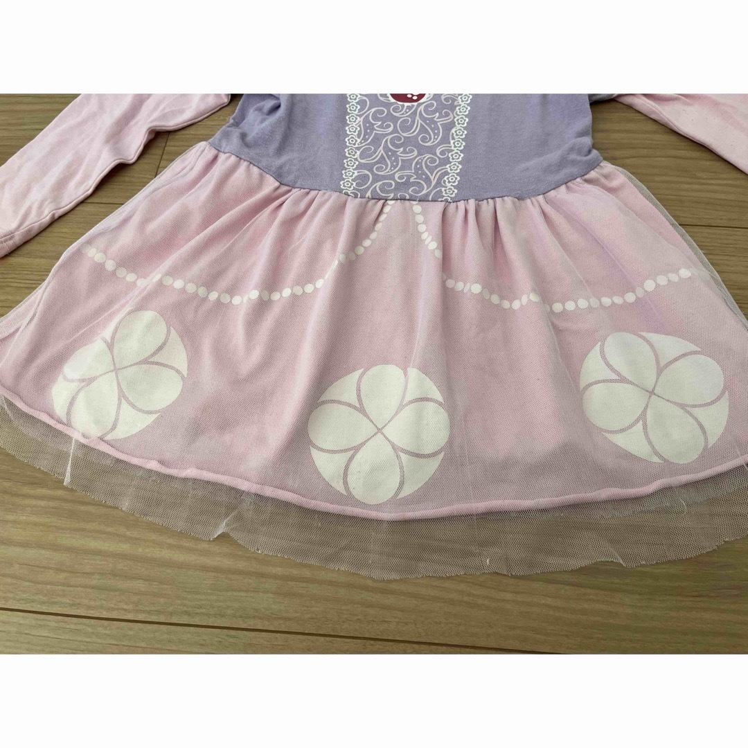 プリンセスワンピース3枚セット(120センチ) キッズ/ベビー/マタニティのキッズ服女の子用(90cm~)(ワンピース)の商品写真