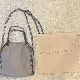 ステラマッカートニー(Stella McCartney)の【即日配送可能】ステラマッカートニー　タイニー　ファラベラ　グレー(ショルダーバッグ)