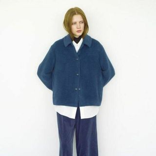 オーラリー(AURALEE)の17AW AURALEE Baby Alpaca Blouson 1 美品(ブルゾン)