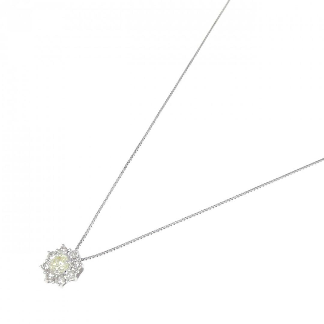 K18WG ダイヤモンド ネックレス 0.40CT レディースのアクセサリー(ネックレス)の商品写真