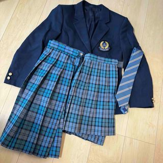 新栄高校 制服 4点セット(ひざ丈スカート)