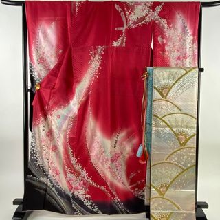 振袖 身丈166.5cm 裄丈64.5cm 正絹 美品 秀品 【中古】(着物)