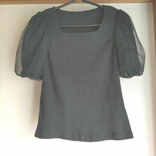 ジーユー(GU)のGU　シアーボリュームスリーブT(Tシャツ(半袖/袖なし))