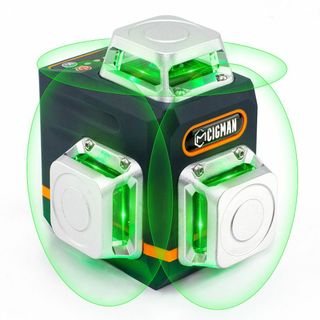 【スタイル:CM701】CIGMAN レーザー墨出し器 3x360°グリーンレー(その他)