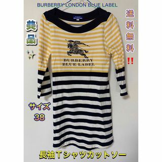 BURBERRY BLUE LABEL - BURBERRY LANDON BLUE LABEL Tシャツ カットソー 38